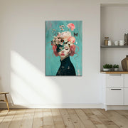 Frau mit Blumen V