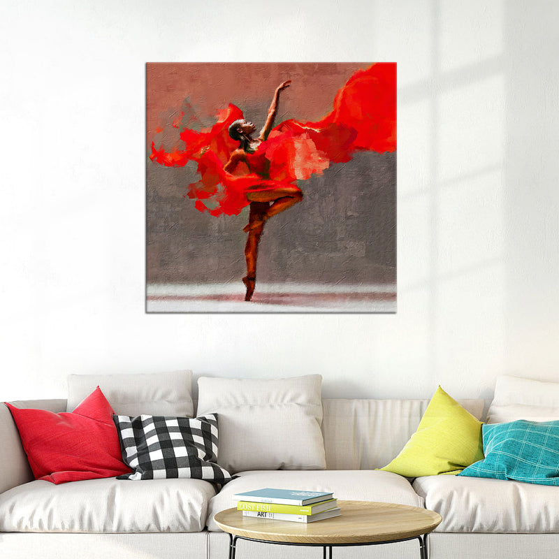 Die Dame in Rot