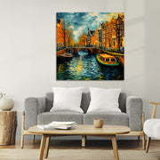 Amsterdam im Van-Gogh-Stil