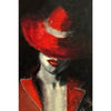 Dame in Rot