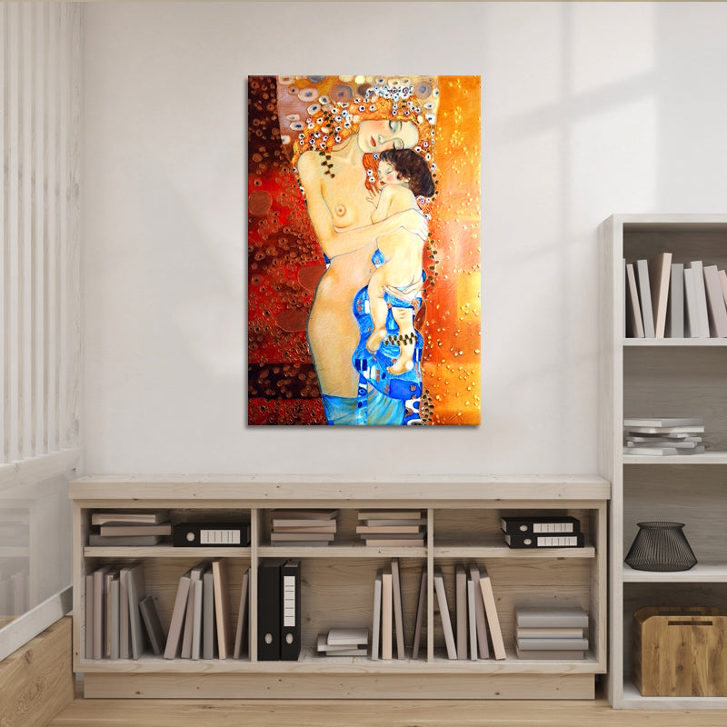 Mutter und Kind - Gustav Klimt (Inspiration)