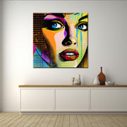 Frau in Pop-Art