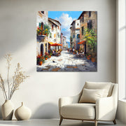 Italienisches Dorf Kunstwerk