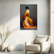 Japanisches Frauenkunstwerk