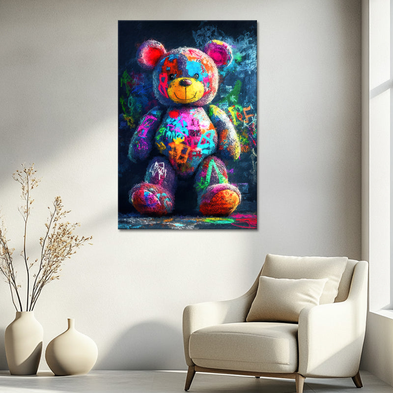 Teddybär-Kunstgemälde