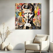 David Bowie-Collage-Kunst
