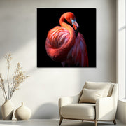 Flamingo-Wanddekoration