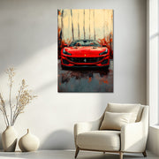 Gemälde Ferrari Portofino