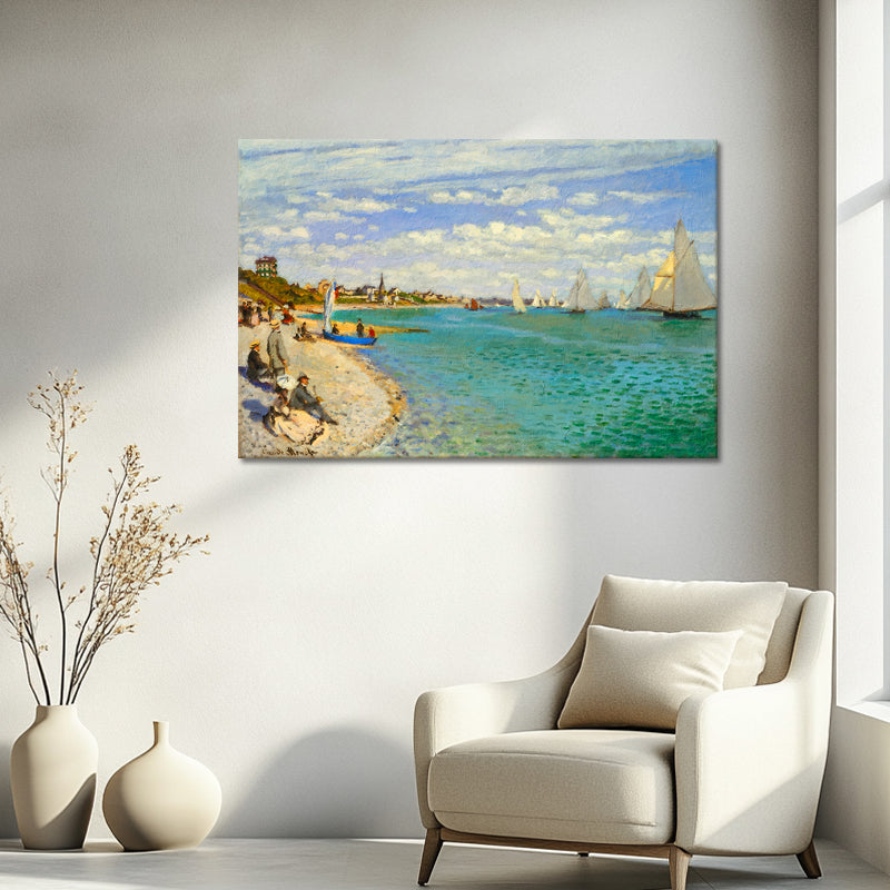 Regatta in Sainte-Adresse - Claude Monet