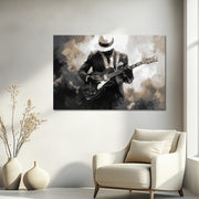 Gitarre spielendes Kunstwerk
