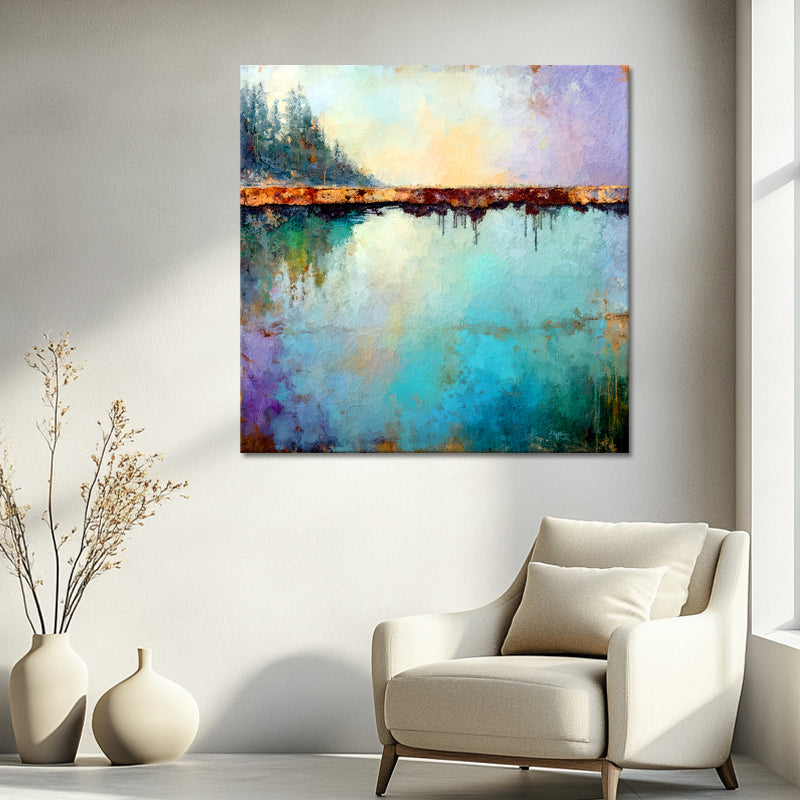 Landschaft in Licht und Linie