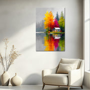 Landschaft Haus am Meer