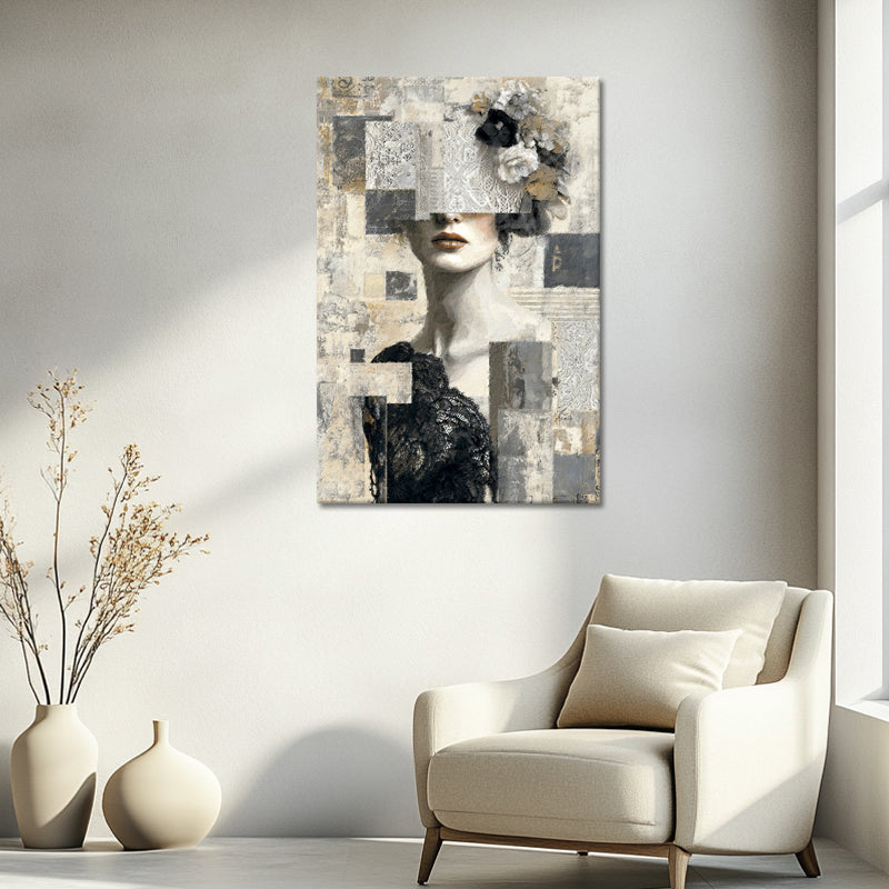 Mixed-Media-Porträt