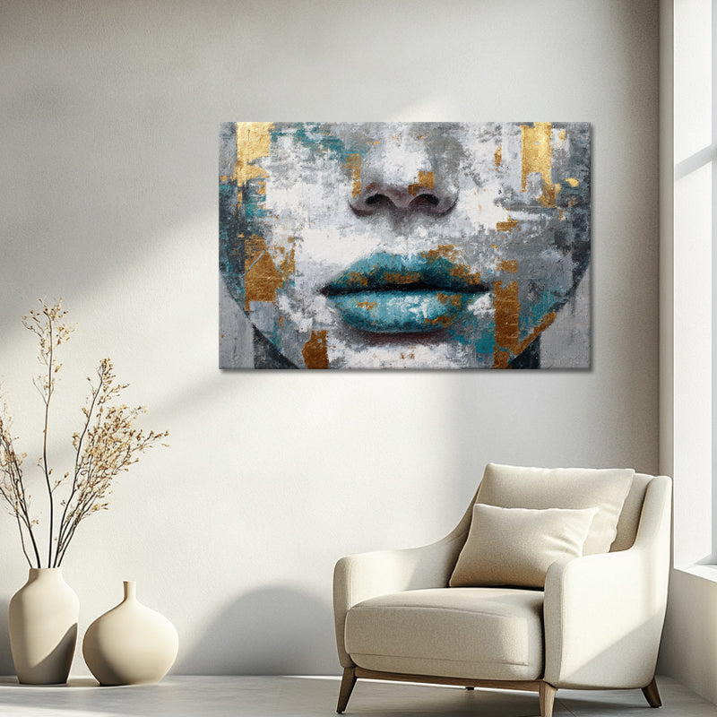 Lippen-Kunstwerk