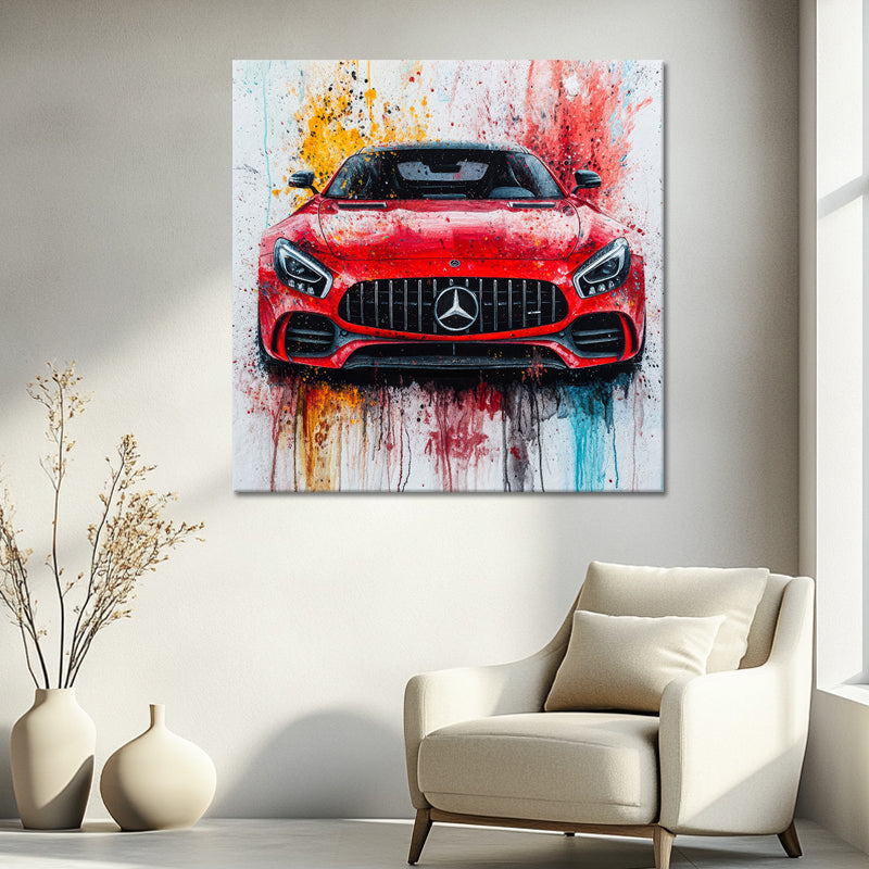 Roter Mercedes-AMG GT II