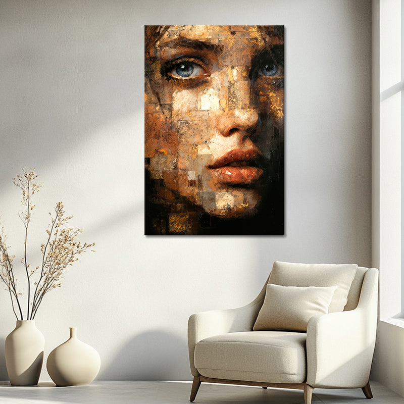 Weibliches Kunstporträt