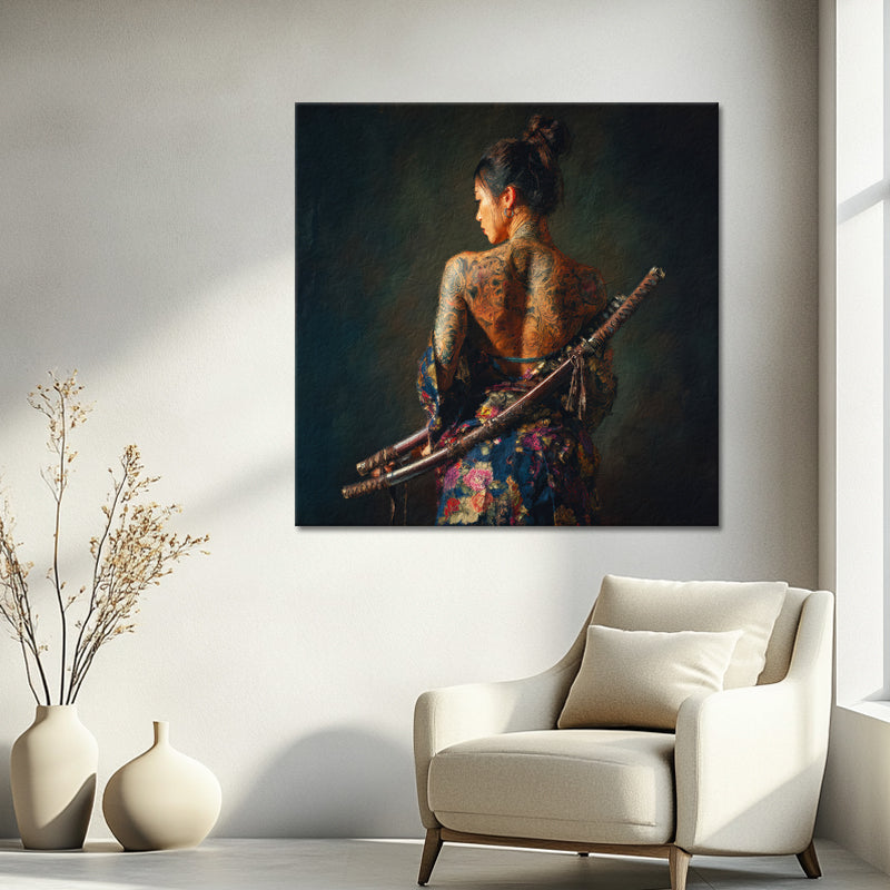 Samurai-Frau