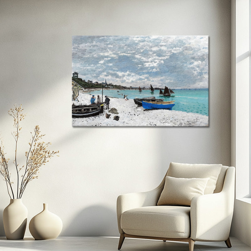 Der Strand von Sainte-Adresse - Claude Monet