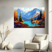 Landschaft mit See