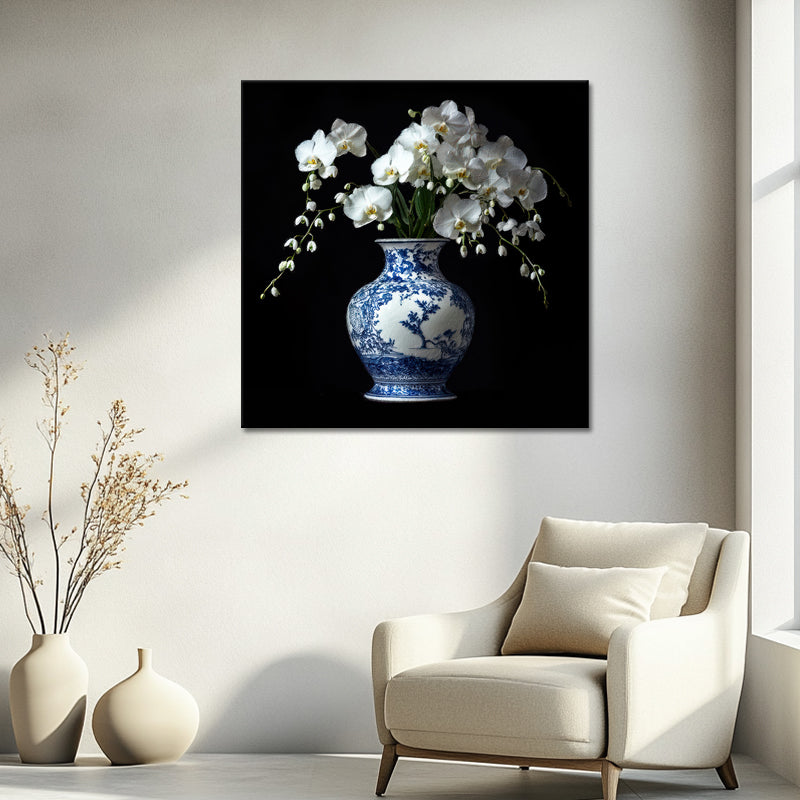 Vase mit Orchidee