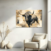 Rennender Stier