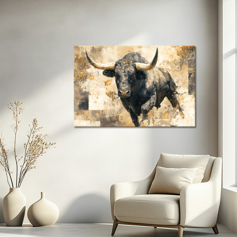 Rennender Stier