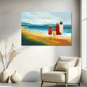 Familie am Strand
