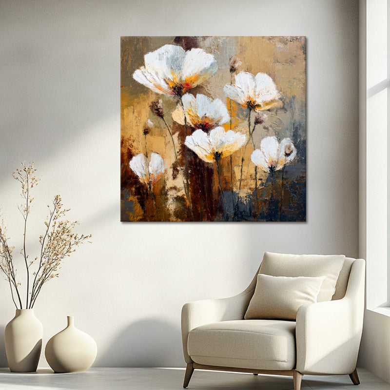 Gemälde Weiße Blumen