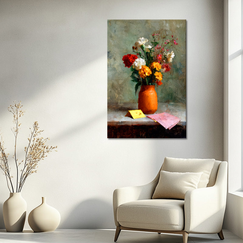 Vase mit Blumen – Stillleben