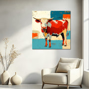 Stier in Bewegung