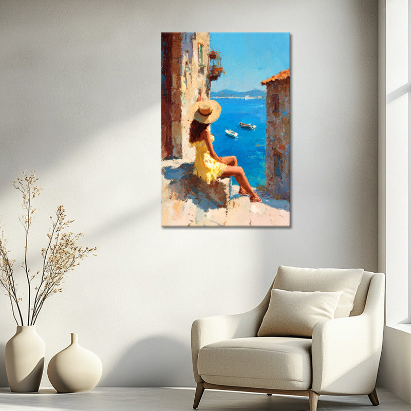 Frau am Meer II