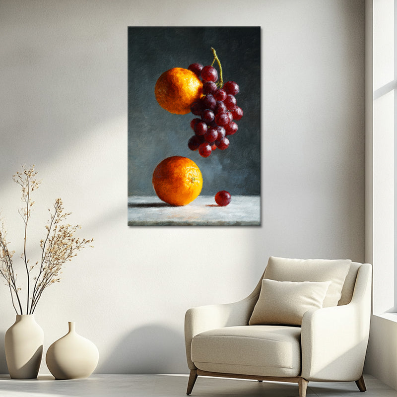 Orangen und Trauben