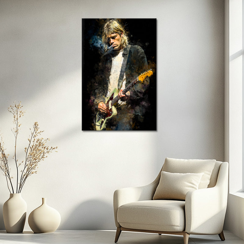 Porträt Kurt Cobain