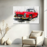 Roter Mercedes SL