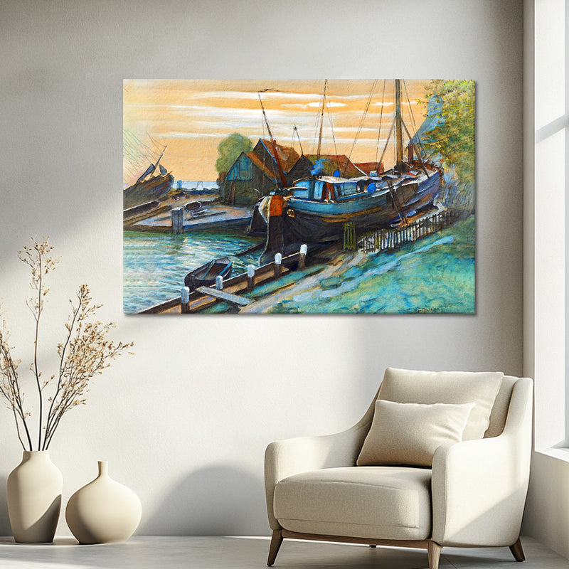 Trockendock bei Durgerdam – Piet Mondriaan