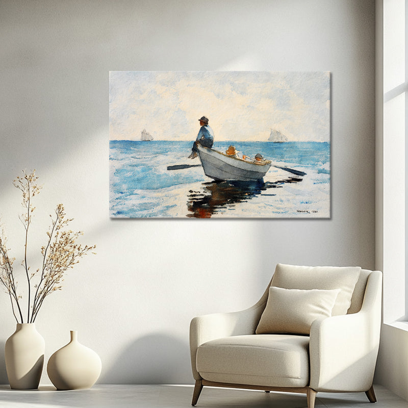 Jungen im Dory-Boot – Winslow Homer