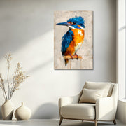 Eisvogel-Gemälde Kunst