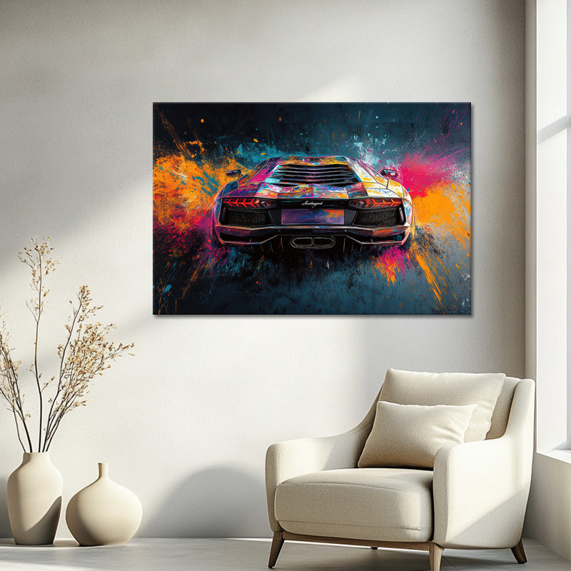 Lamborghini Aventador Gemälde