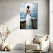 Frau am Meer