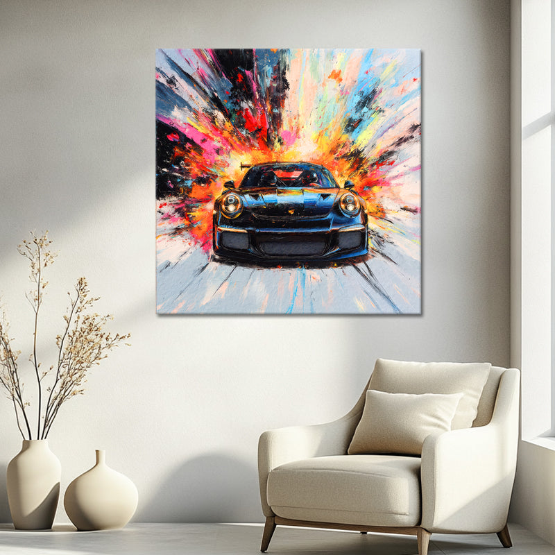 Schwarzer Porsche GT3 RS