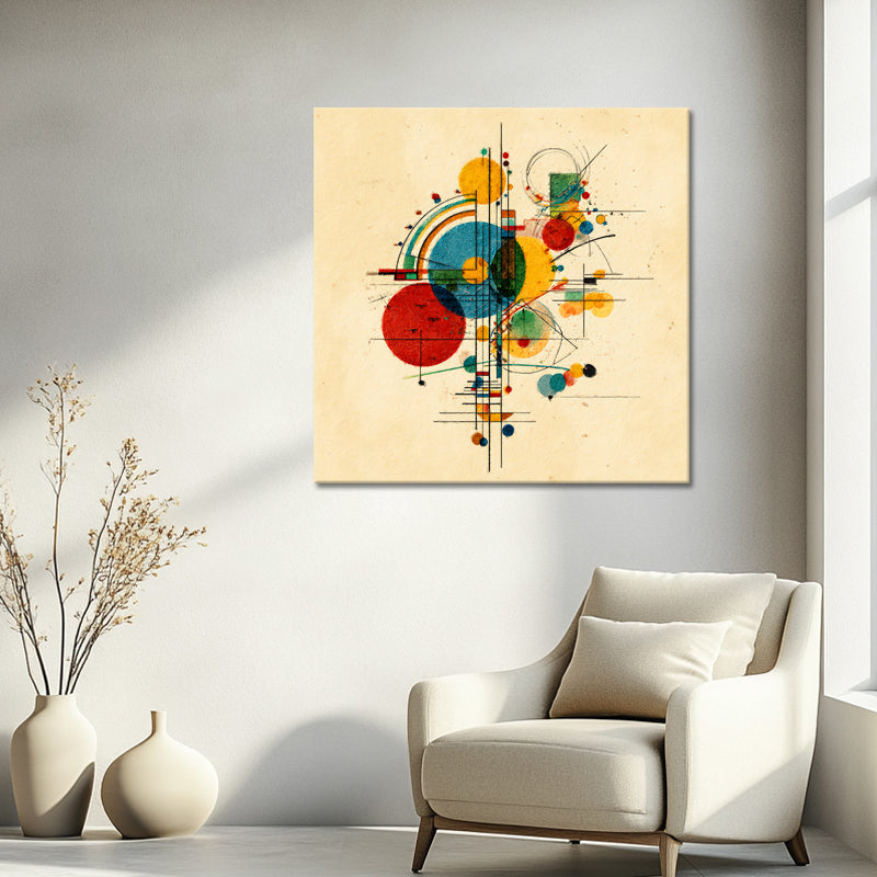 Geometrische Kreise – Kandinsky (Inspiration)