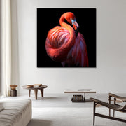 Flamingo-Wanddekoration