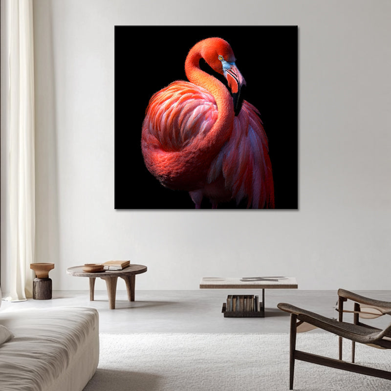 Flamingo-Wanddekoration