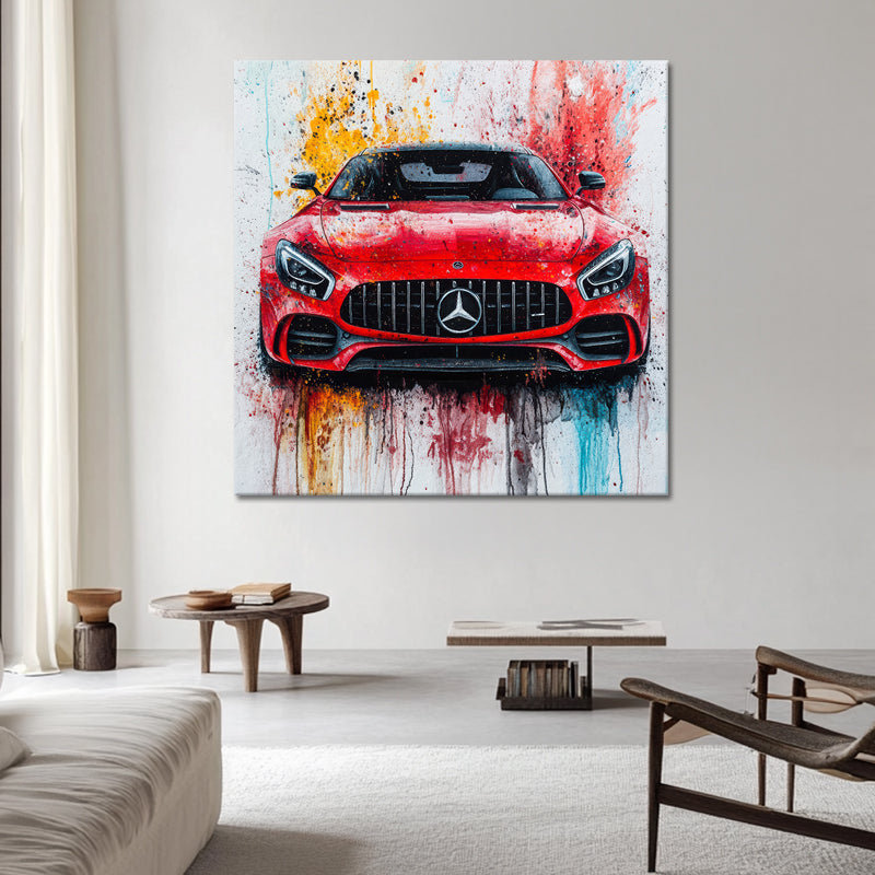 Roter Mercedes-AMG GT II
