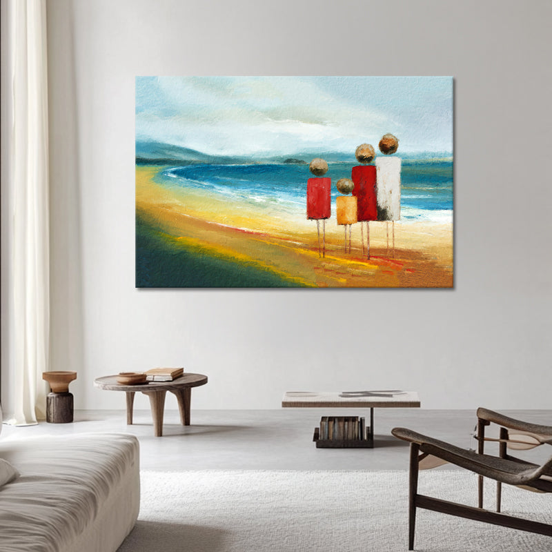 Familie am Strand