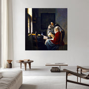 Unterbrechung der Musik - Johannes Vermeer