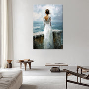 Frau am Meer