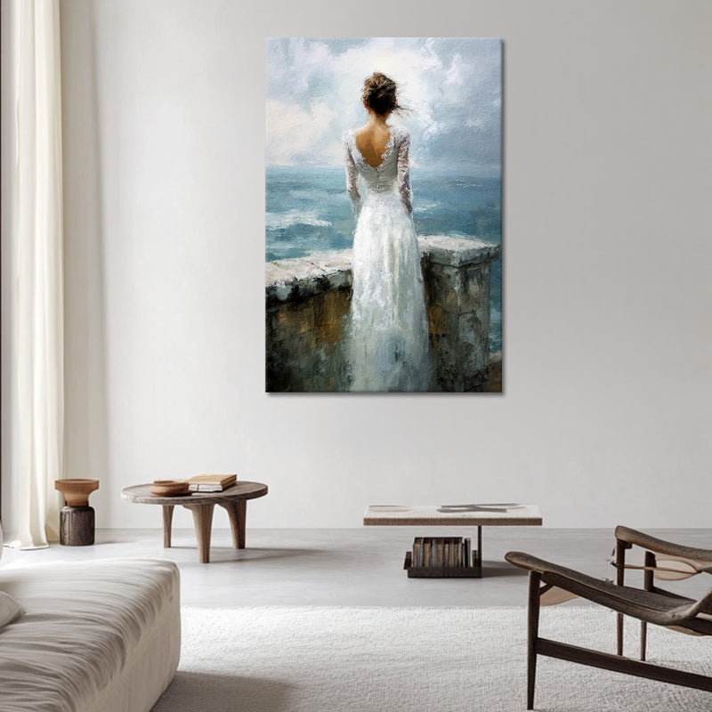 Frau am Meer