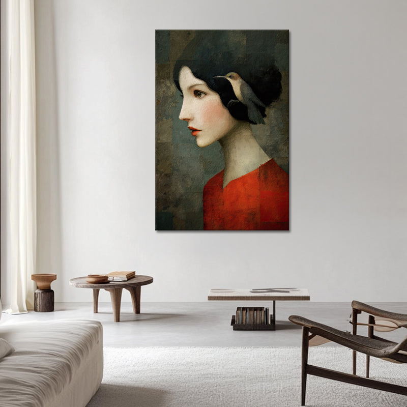 Kolibri-Frauen-Kunstwerk