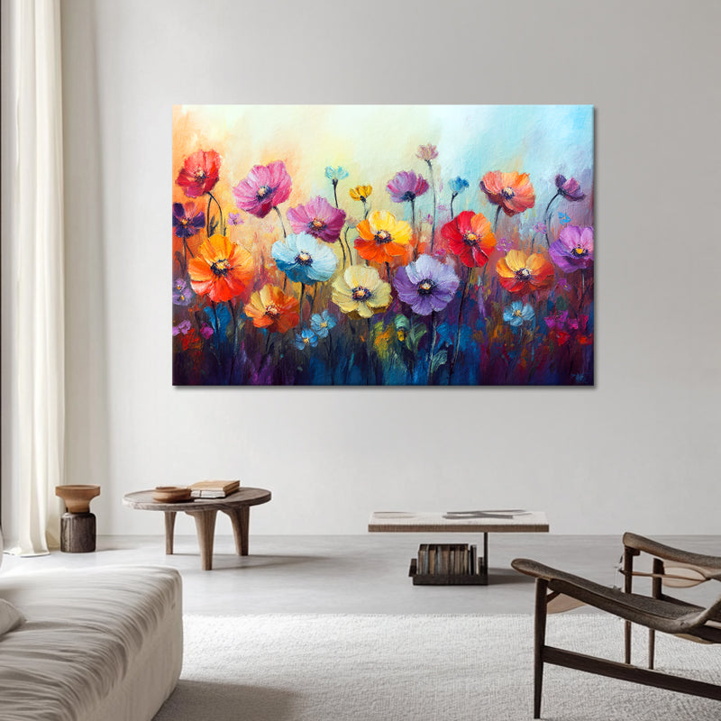 Feld voller Blumen